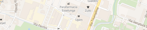 Karte Esselunga Triumplina Retail Park Brescia