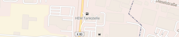 Karte HEM Tankstelle Glinde