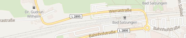 Karte Schnellladesäule Bahnhof Bad Salzungen