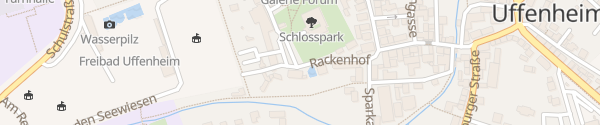 Karte Schlossplatz Uffenheim