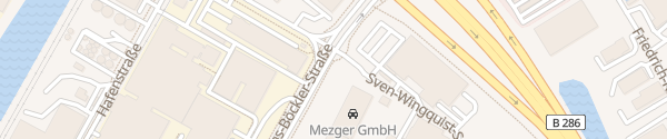 Karte Bosch Service Mezger Schweinfurt