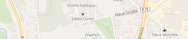 Karte EDEKA Center Friedrich-Ebert-Platz Peine