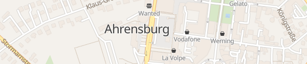 Karte P5 Markt / Rathausplatz Ahrensburg