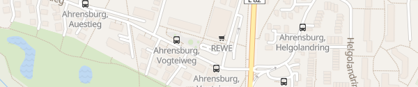 Karte REWE Ahrensburg