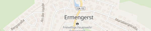 Karte Römerstraße Ermengerst