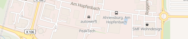 Karte Nissan Autohaus Günther Ahrensburg