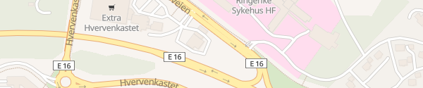 Karte Esso Hvervenkastet Hønefoss