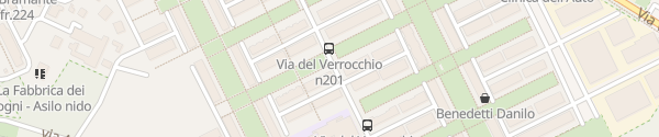 Karte Via del Verrocchio Brescia