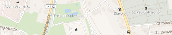 Karte Freibad Duderstadt