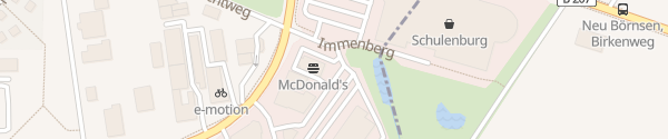 Karte McDonald's Wentorf bei Hamburg