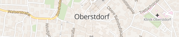 Karte Bahnhof Oberstdorf