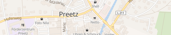 Karte NETTO Am Garnkorb Preetz