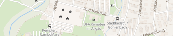 Karte JUFA Familienresort Kempten (Allgäu)