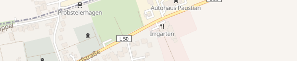 Karte Gasthaus Irrgarten Probsteierhagen