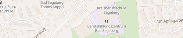 Karte Berufsschule Bad Segeberg