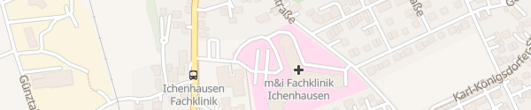 Karte m&i-Fachklinik Ichenhausen