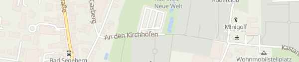 Karte Parkplatz am See Bad Segeberg