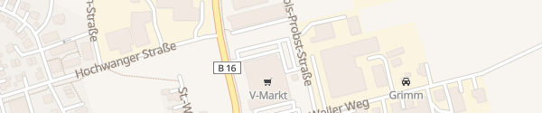Karte V-Markt Ichenhausen