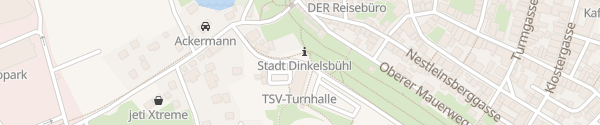 Karte Parkplatz P3 Dinkelsbühl