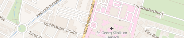 Karte St. Georg Klinikum Eisenach