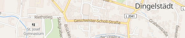 Karte Geschwister-Scholl-Straße Dingelstädt