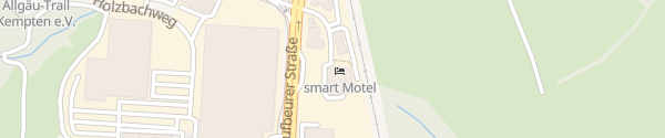 Karte Smart Motel Kempten