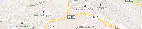 Karte City Hotel Eisenach