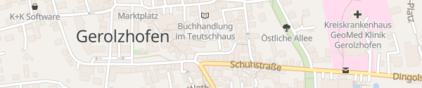 Karte Rathaus Gerolzhofen