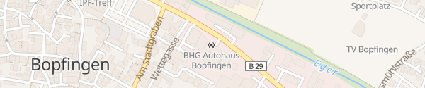 Karte Autohaus Walter Mulfinger Bopfingen