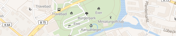 Karte Parkplatz Exer Bad Oldesloe