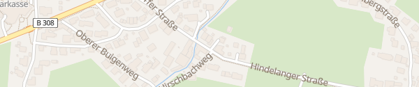 Karte Hirschbachwinkel Bad Hindelang