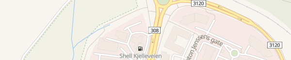 Karte Shell Kjelleveien Tønsberg