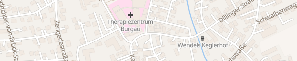 Karte Therapiezentrum Burgau