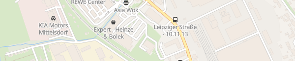 Karte Leipziger Straße Meiningen