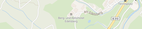 Karte Berg- und Aktivhotel Edelsberg Bad Hindelang