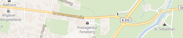 Karte Feneberg Wertach
