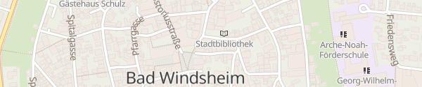 Karte Klosterplatz Bad Windsheim