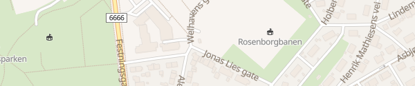 Karte Jonas Lies Gate Trondheim