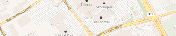 Karte Rosengårdscenteret Odense