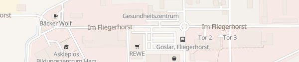 Karte REWE Marienburger Straße Goslar