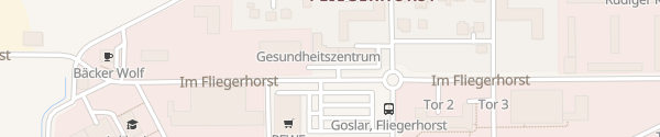 Karte Gesundheitszentrum Fliegerhorst Goslar