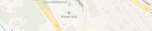 Karte Burger King Lillehammer
