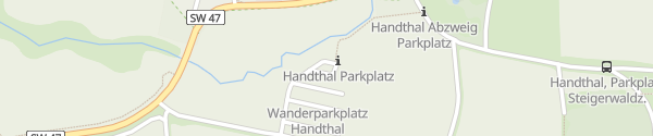 Karte Parkplatz Steigerwald-Zentrum Oberschwarzach