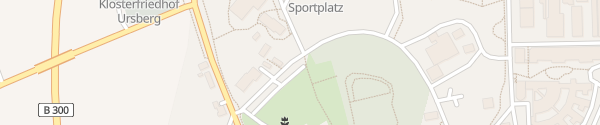Karte Parkplatz 14 Dominikus-Ringeisen-Werk Ursberg