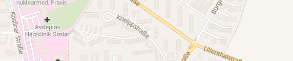 Karte Kneippstraße Goslar