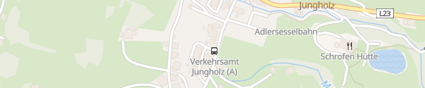 Karte Gemeindeamt Jungholz