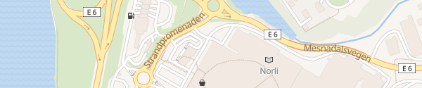 Karte Strandtorget Lillehammer