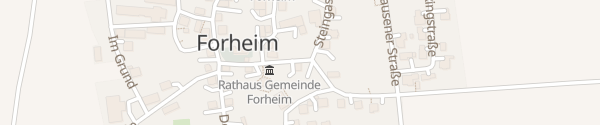 Karte Gemeindehaus Forheim
