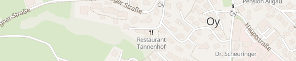 Karte Parkhotel Tannenhof Oy-Mittelberg