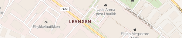 Karte Lade Arena Trondheim